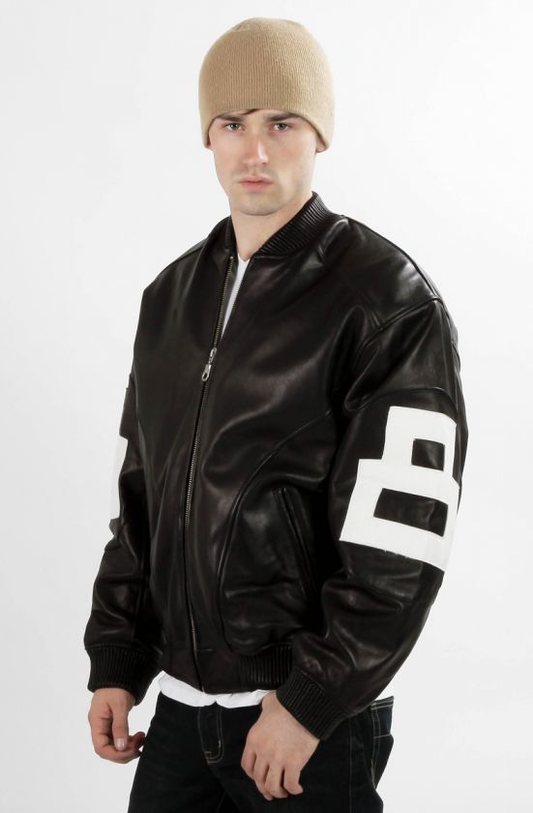 David Puddy Black Seinfeld 8 Ball Pool Jacket - Iconic TV Merch