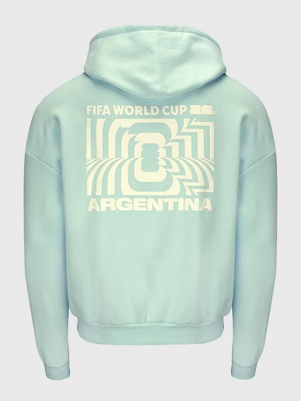 Argentina 2026 FIFA World Cup Sky Blue Puff Hoodie