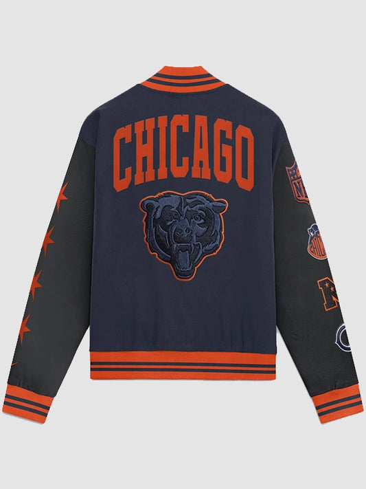 Mens Nike Chicago Bears Navy Rivalries Collection Jacket 2026