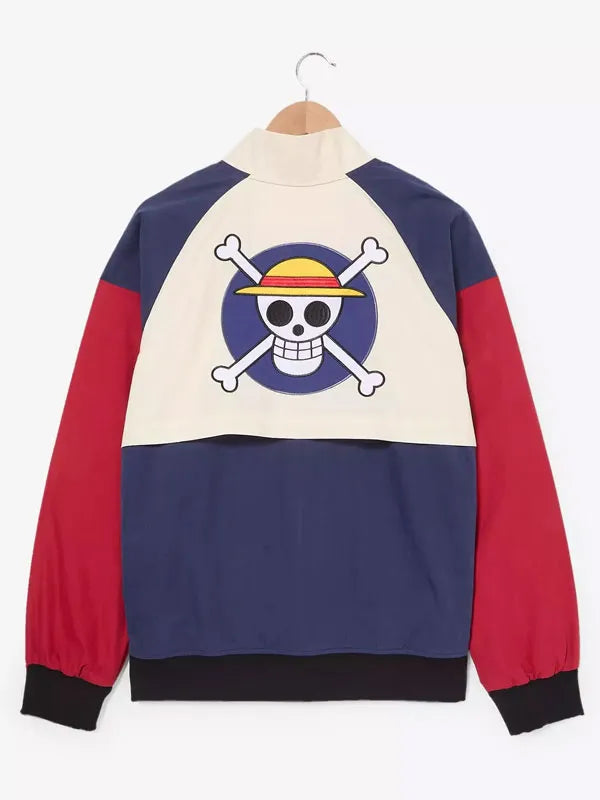 One Piece Jolly Roger Cotton Windbreaker Jacket