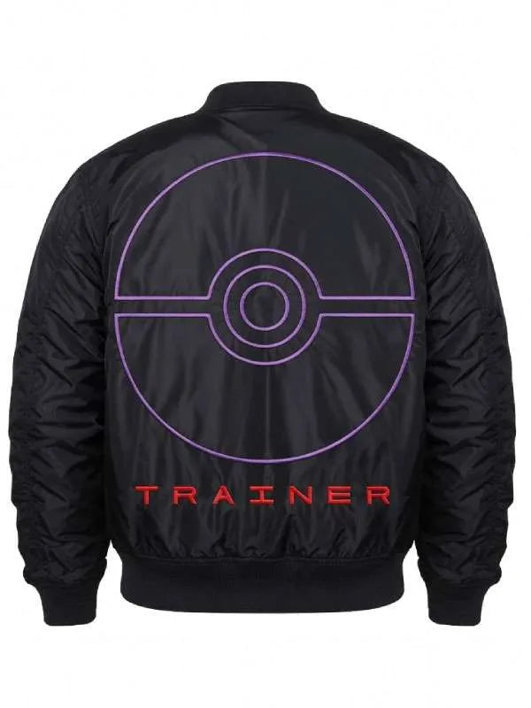 Pokemon Master Ball Black Bomber Jacket