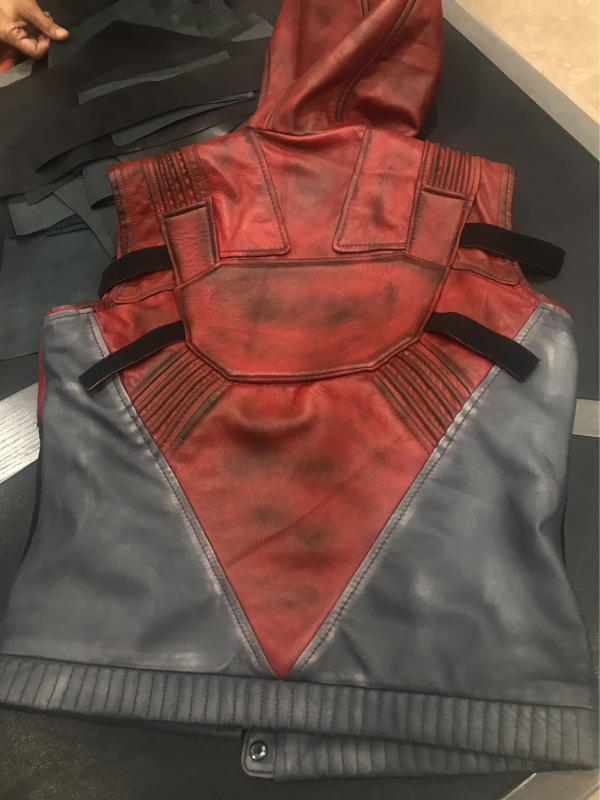 Red Hood Cosplay Hooded Vest Jason Todd Inspired Costume for Anime & Comic Conventions