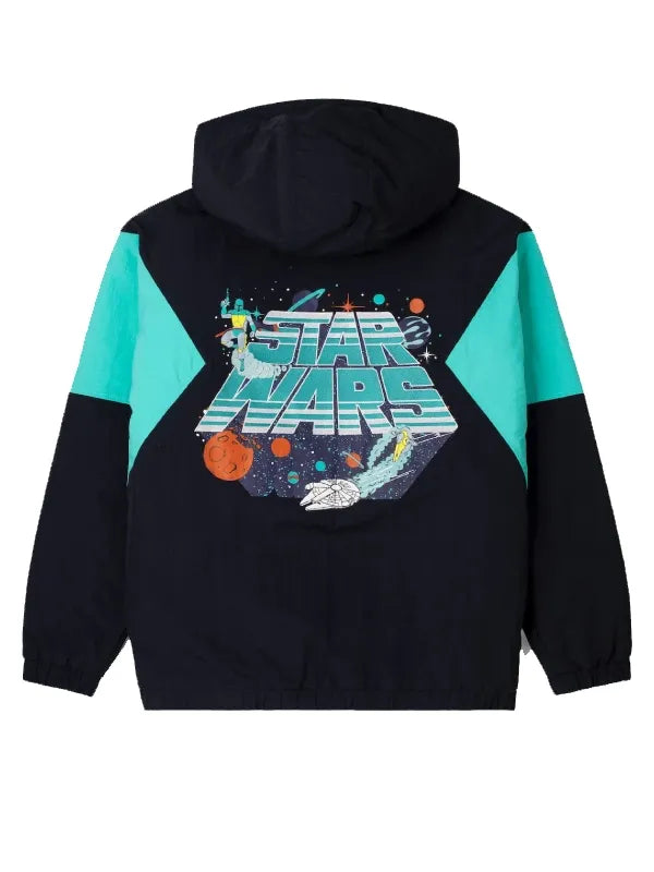 Throw back Star Wars Boba Anorak Pullover Jacket Multicolor