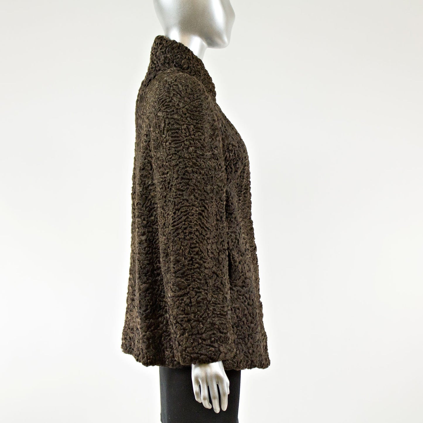 SAKS JANDEL Brown Persian Lamb Fur Jacket - Gift For Her