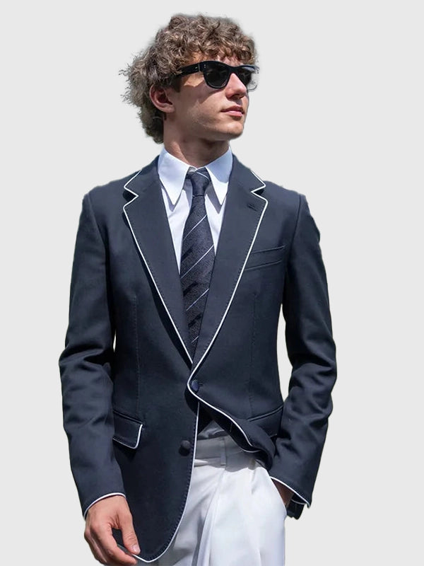 Wimbledon Championships 2026 Kimi Antonelli Navy Blue Blazer