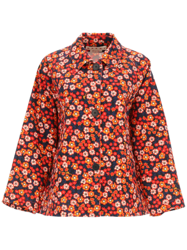 Women Marni Pop Garden Print Jacket