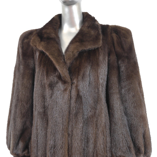 Brown Mink Coat - Gift For Her