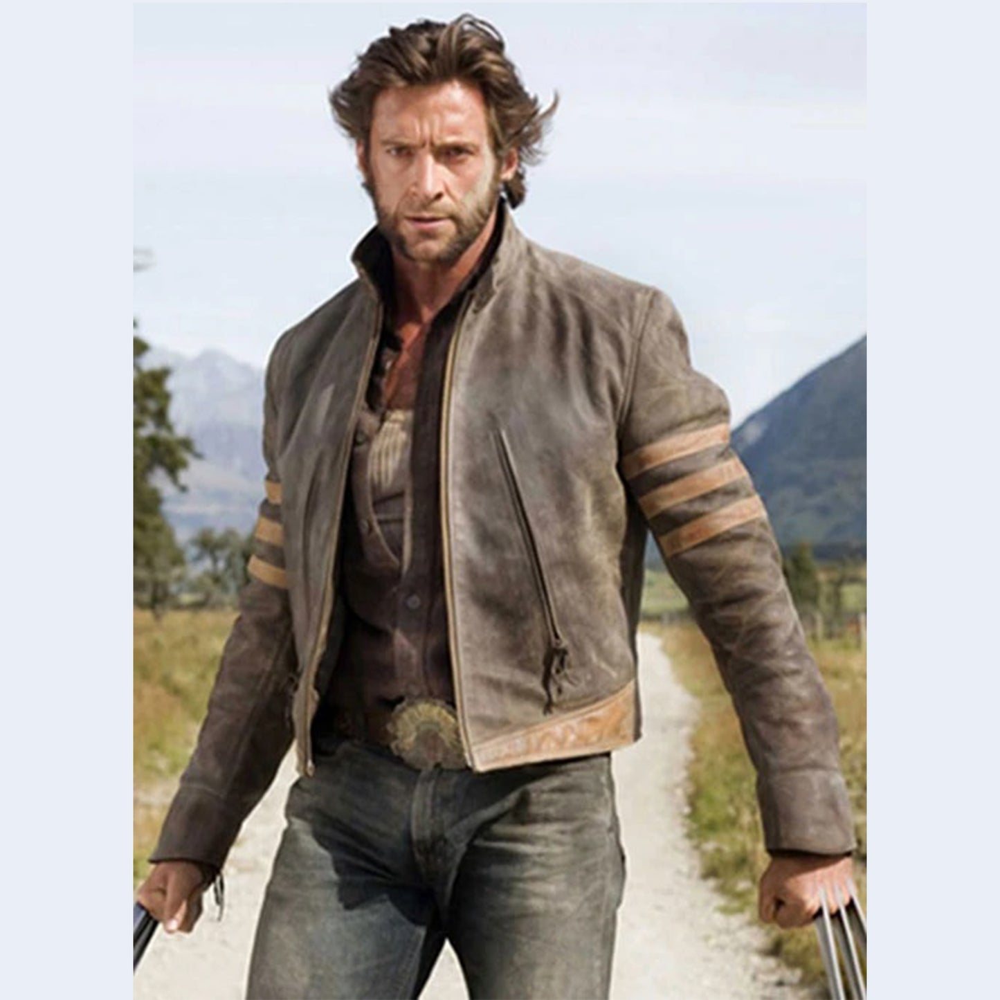 X - Men Origins Wolverine Leather Jacket