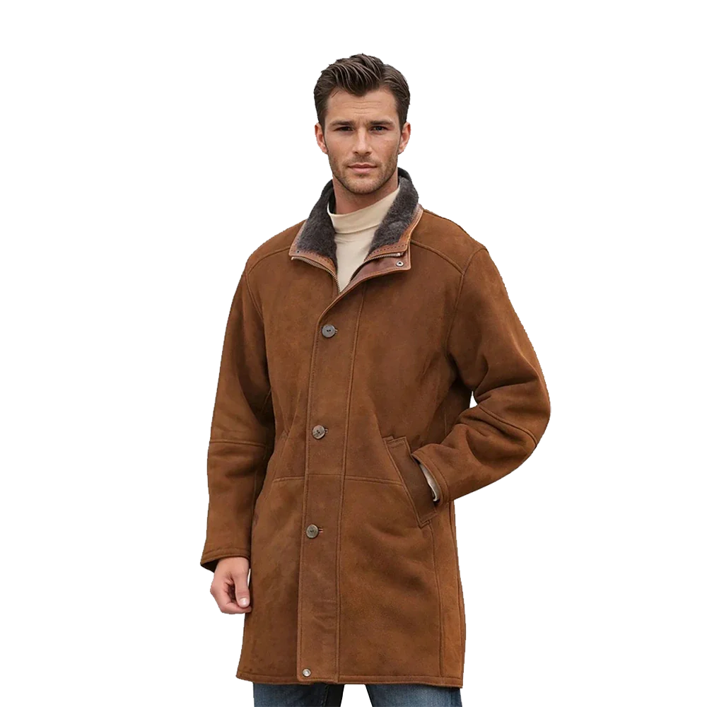 Men's Suede Leather Jackets - Suede Trucker Jacket - Bomber Jackets