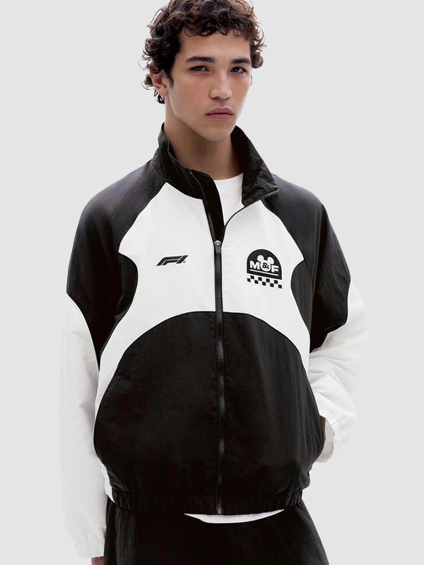 2026 F1 x Disney Black White Mens Track Jacket
