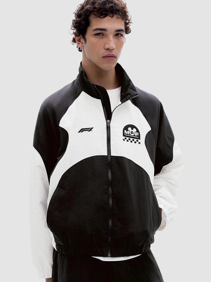2026 F1 x Disney Black White Mens Track Jacket