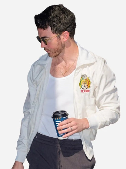 2026 Kevin Jonas Tecate Emblema White Jacket