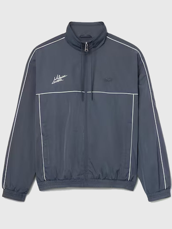 2026 Lacoste x Alpine Grey Track Jacket for Men Women