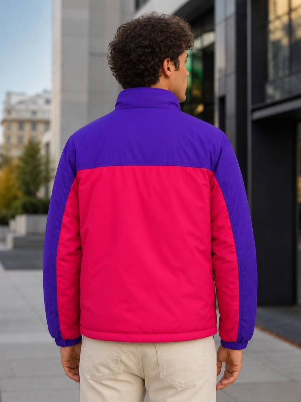 90s Style Windbreaker Jacket, Oliver Tree Inspired Colorblock Streetwear