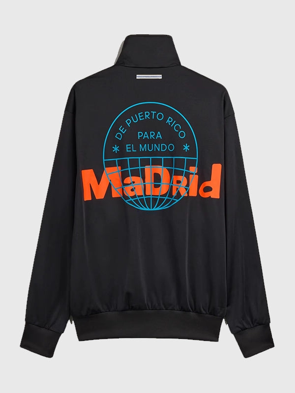 Adidas x Bad Bunny Madrid DTmF Black Track Firebird Jacket