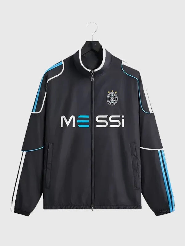 Adidas x Kith Messi Football 2026 Black Track Jacket