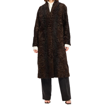 Womens Antique Persian Lamb Fur Coat – Coffee - TheBuyerInn