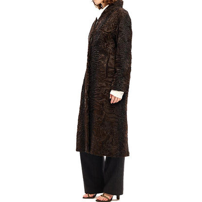 Womens Antique Persian Lamb Fur Coat – Coffee - TheBuyerInn