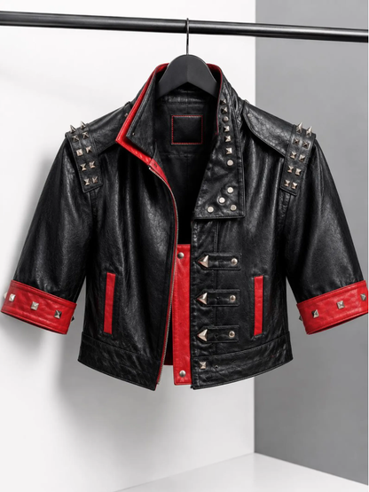 Arcane Season 2 Vi Cosplay Outfit Pit Fighter Style Faux Leather Jacket