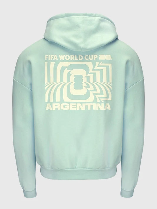 Argentina 2026 FIFA World Cup Sky Blue Puff Hoodie