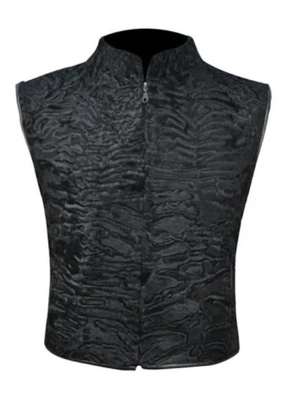 Astrakhan Fur Gilet