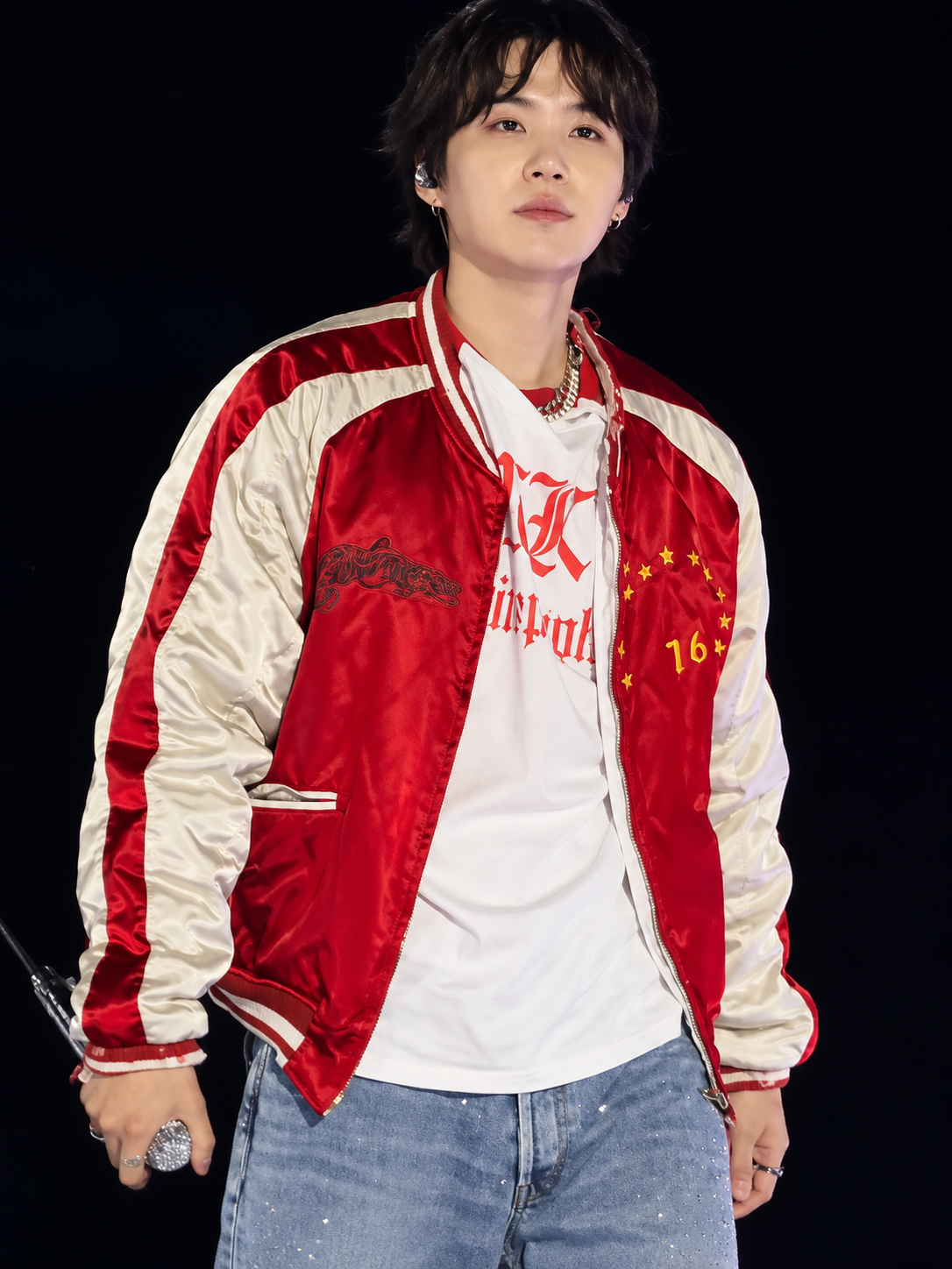BTS ARIRANG Toronto Tour Suga Satin Jacket 2026