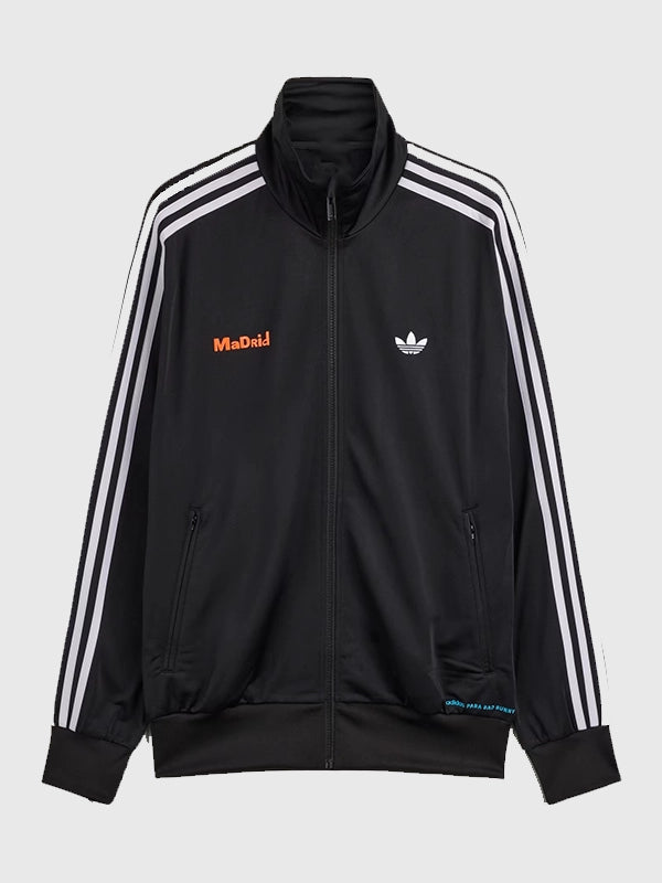 Bad Bunny x Adidas DTmF Madrid Tour Black Firebird Track Jacket
