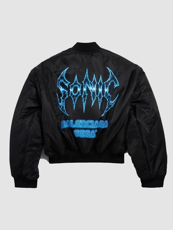 Balenciaga x SEGA Sonic the Hedgehog Bomber Varsity Jacket