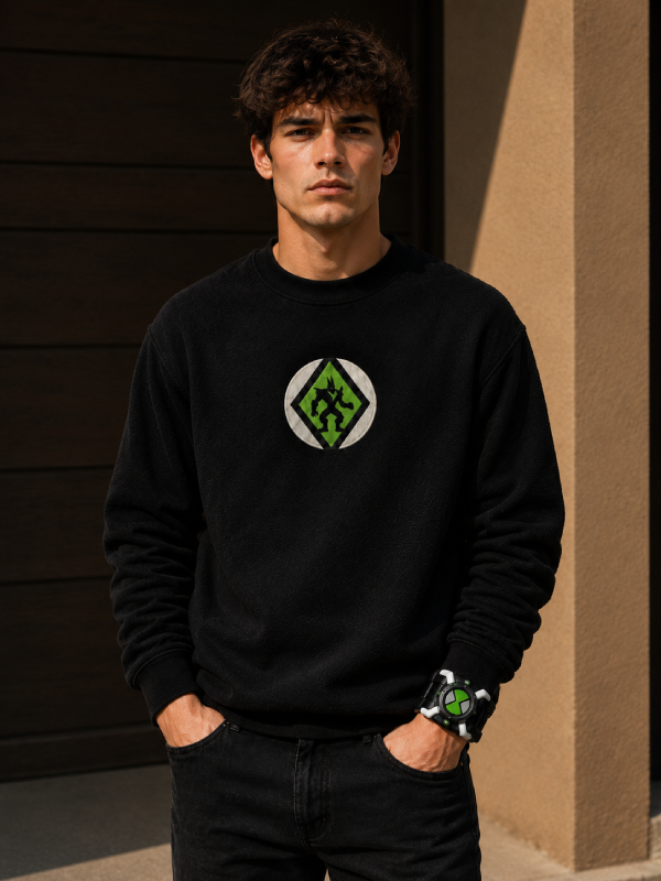 Ben 10 Cartoon Fleece Sweatshirt Soft Warm Pullover