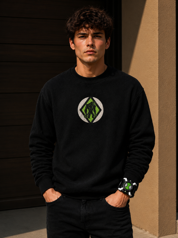 Ben 10 Printed Fleece Sweatshirt