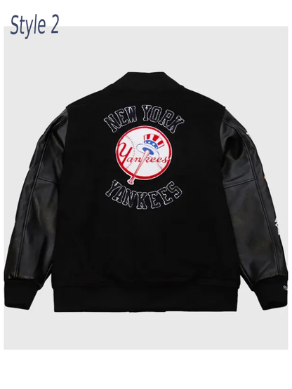 Black MLB Varsity Jacket Style 2 Sale