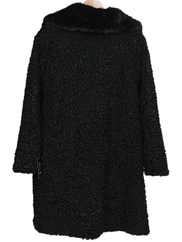 Black Persian Lamb Fur Coat