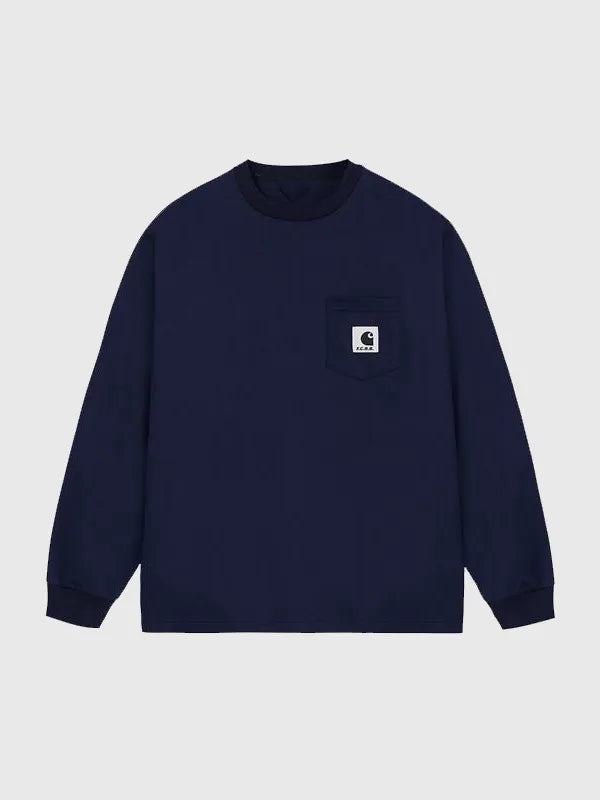 Blue F.C. Real Bristol x Carhartt WIP 2026 Pocket Long Sleeve T Shirt Unisex