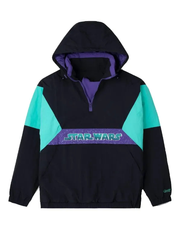 Boba Star Wars Throw back Anorak Pullover Jacket