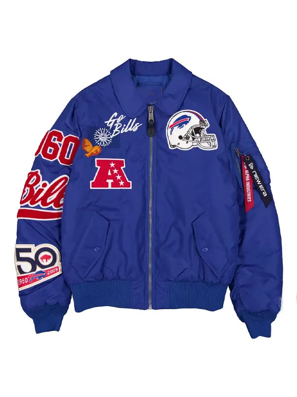 Buffalo Bills MA 1 bomber jacket