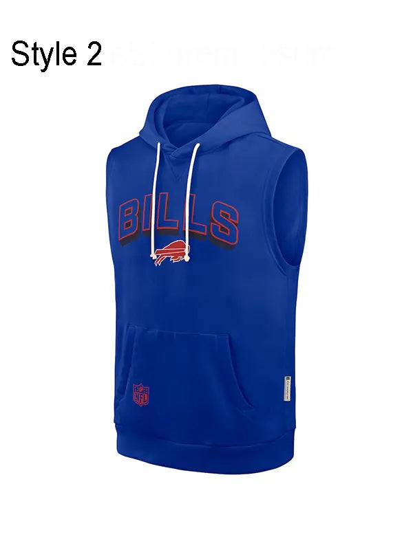 Buffalo Bills sleeveless hoodie