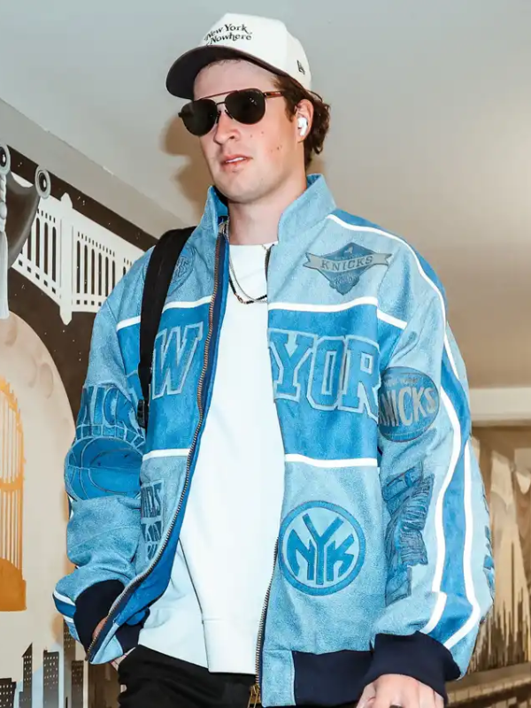 Cam Schlittler Knicks Blue Jacket