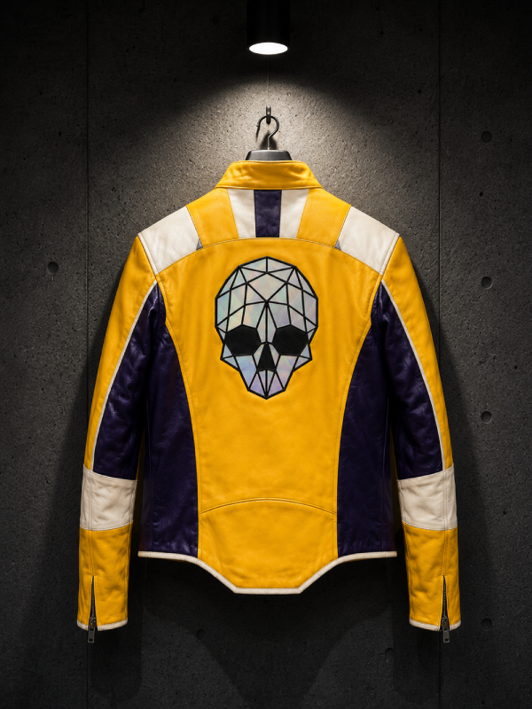 Charlie Disco Yellow Leather Jacket