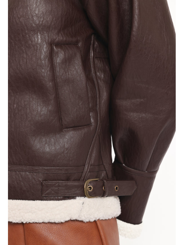 Chic Winter Aviator Jacket