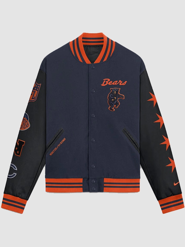 Chicago Bears Nike 2026 Rivalries Navy Varsity Jacket for Men