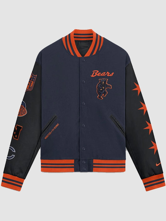 Chicago Bears Nike 2026 Rivalries Navy Varsity Jacket for Men
