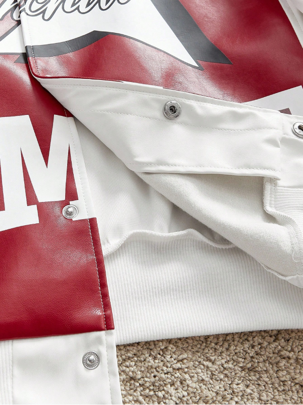 Chill Humble White & Red Racing Jacket