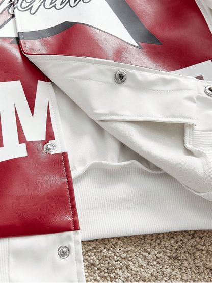 Chill Humble White & Red Racing Jacket