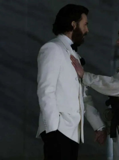Chris Evans Sacrifice White Blazer