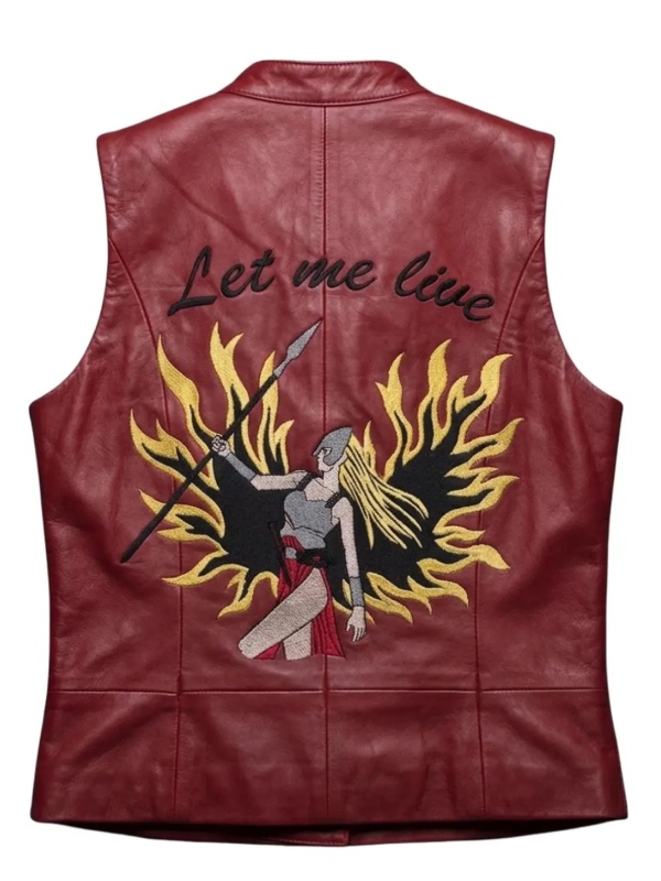 Claire Redfield Vest Women  Halloween Cosplay Leather Jacket