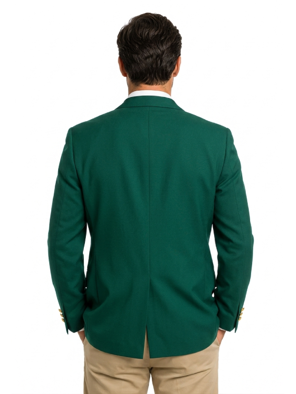 Classic Golf Green Blazer Men's Premium Club Jacket