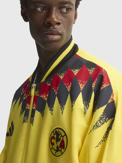 Club America Adidas Yellow Stadium Jacket for Men Women