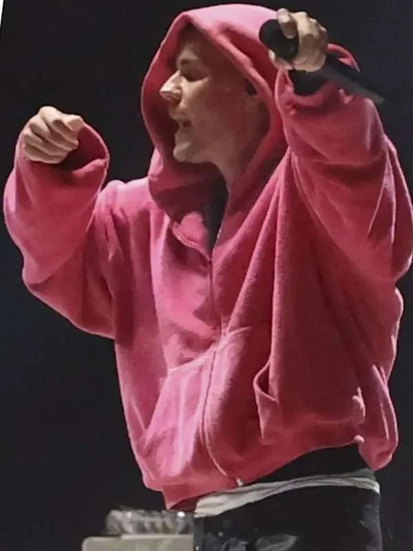 Coachella Pink Hoodie Celebrity Style