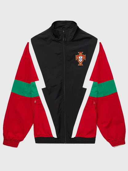 Copa Football Portugal 1990 Retro Multicolor Jacket Unisex
