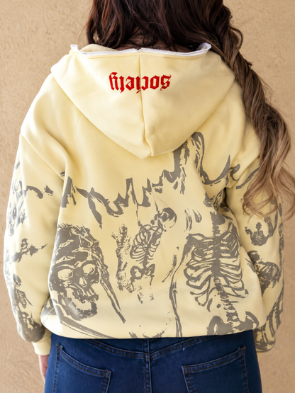 Crazy Skeleton Skull Hoodie